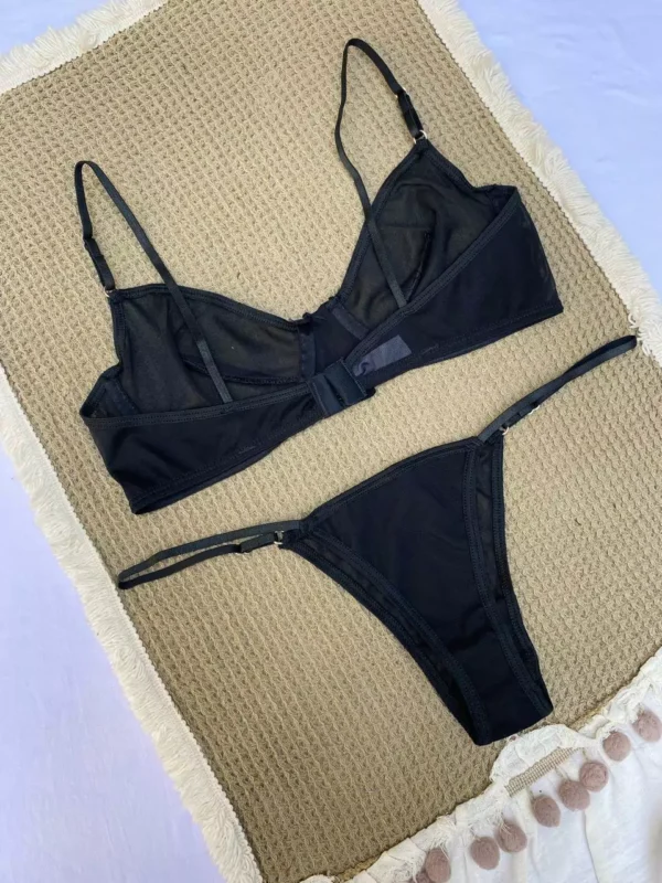 Set Aro Elena Microtul Negro - Image 3