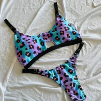 Bikini Fedra Print Neon